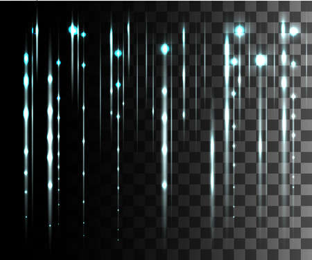 Glow isolated white transparent effect design banner for christmas.のイラスト素材