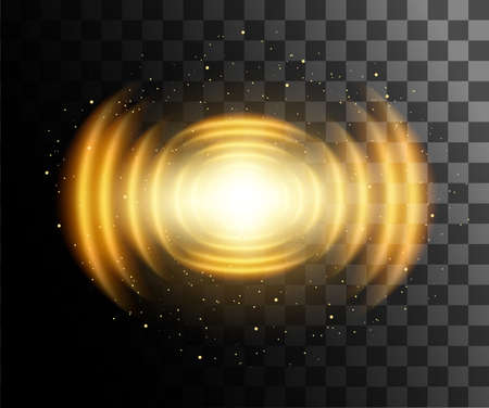 Lens Flare light over checkered background.のイラスト素材