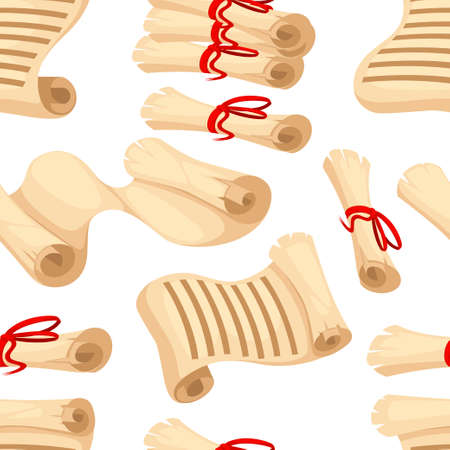 Pattern of Ancient scrolls