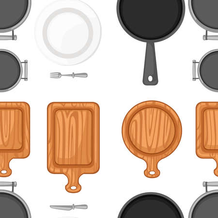 Kitchen utensils set.のイラスト素材
