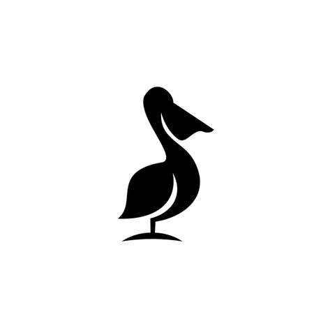 pelican logo icon designsのイラスト素材