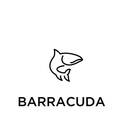 BARRACUDA vector iconのイラスト素材