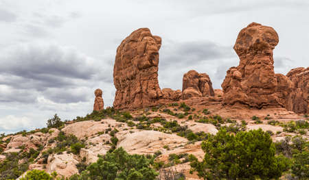 Arches National Park Panoramaの写真素材