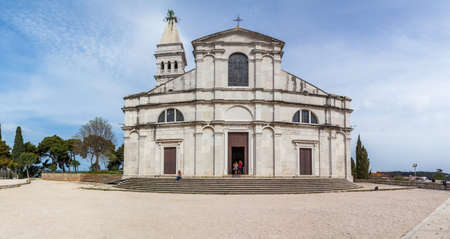 ROVINJ, CROATIA - MAY 29, 2014: The Church of St. Euphemia exteriorのeditorial素材