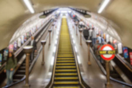 Abstract blurry background: Metro Londonの写真素材