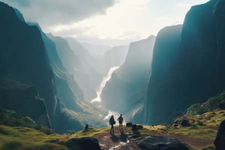 Breathtaking landscapes, iconic landmarks, or thrilling adventure activities, inspiring wanderlust and a sense of exploration. Generative AIの素材