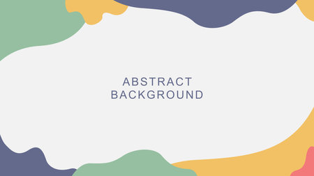 Abstract background in flat design with colorful shape. Vector illustration. EPS 10.のイラスト素材