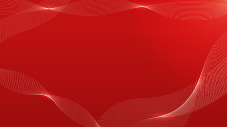 Red background with golden wavy pattern. Vector illustration. EPS 10.のイラスト素材