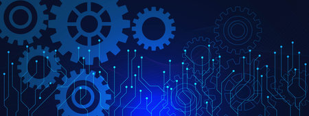 Gear wheel with electronic circuit board for mechanical engineering or hi-tech digital technology...