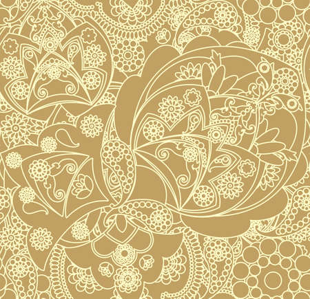 floral pattern in vintage styleのイラスト素材