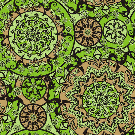 floral pattern in vintage styleのイラスト素材