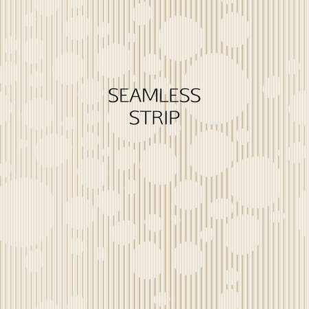 Seamless pattern of circles on a striped background.のイラスト素材