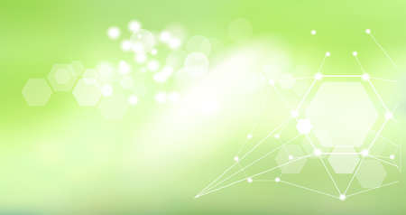 Abstract blurred background in modern style. Universal application - research, medicine, beauty and so on.のイラスト素材