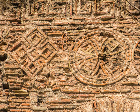 background texture of the ruins of ancient Constantinople, Istanbulの写真素材