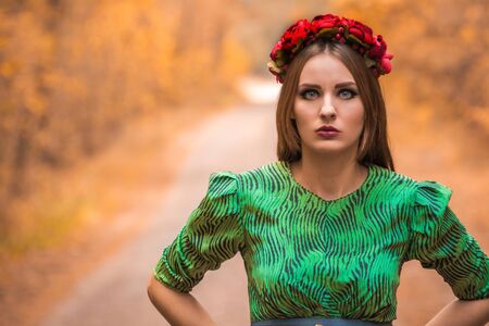 A beautiful and fabulous girl modelの写真素材