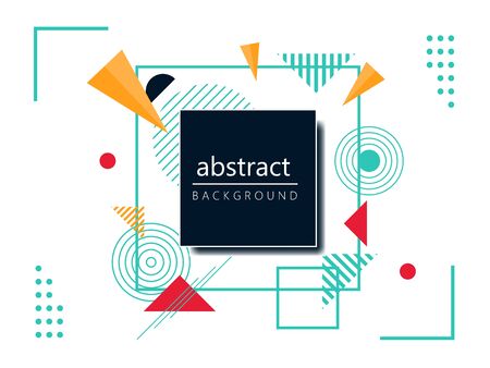 Vector illustration in a minimalist style. abstract design patterns and geometric backgrounds. Use for brochures, templates, covers, brochures. in a modern styleのイラスト素材