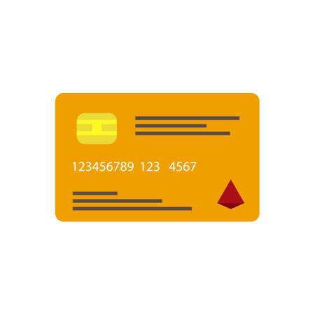 Credit card icon. Web sites and print projectsのイラスト素材