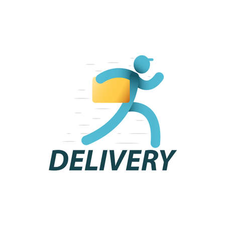 Delivery service logo templateのイラスト素材