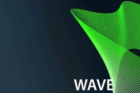 Vector illustration of sound wave background.の写真素材