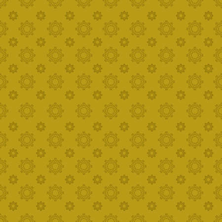 Vector seamless pattern with arabic geometric ornaments.