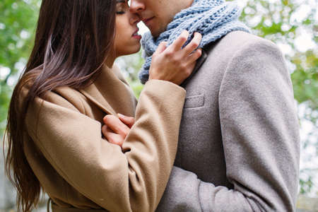 Happy couple hugging.の写真素材