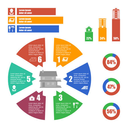 Timeline infographics design vector and marketing icons. Business concept steps or processes.のイラスト素材