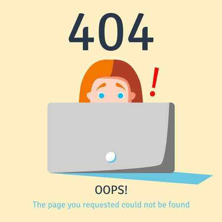 404 error icon.のイラスト素材
