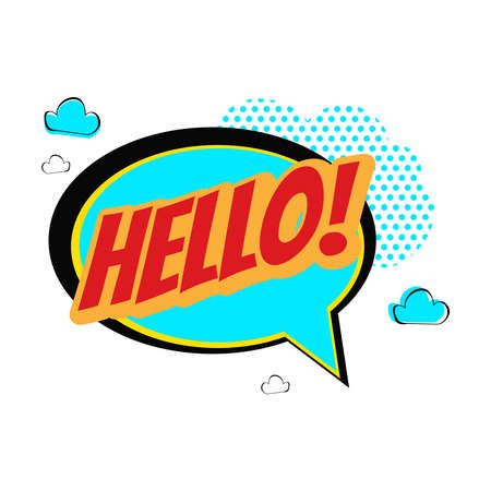 Lettering inspiration Hello.のイラスト素材