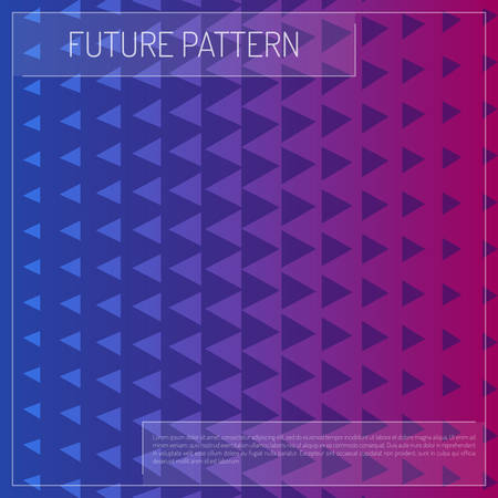 Geometric triangles stars color background.のイラスト素材