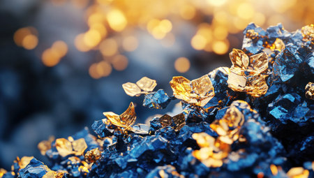 Meticulously crafted 3D rendering of beautiful natural organic molecules, science background, dark blue and amber colors, blurred background, hyper-realistic, Octane render, high-resolution photography, high-definition details, high detail, high quality in the style of IDZ. --ar 53:30 --v 6.1 Job ID: 27bc63a8-7e8f-4f47-8515-729dabd2b42bの素材