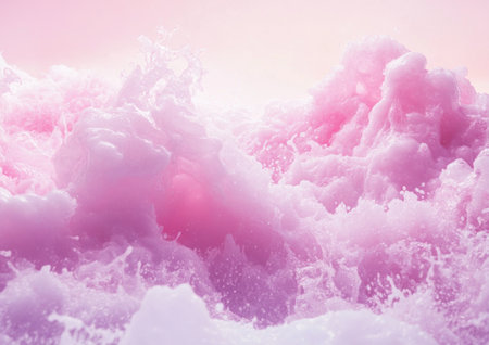 Pink wave background, white space in the center of the frame, soft lighting. --ar 7:5 --v 6.1 Job ID: 82dbe45d-b2f8-4f92-ba00-7748632e75a0の素材