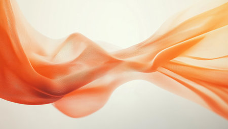 A white background with an orange gradient and a flowing wave of smoke, creating a soft contrast that adds depth to the composition. The design is minimalist yet visually appealing for various applications. This background creates a sense of movement and elegance in digital designs. --ar 53:30 --v 6.1 Job ID: 8e35a4cd-bc0d-4b08-b084-d6173bae3ff7の素材
