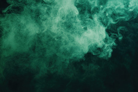 Dark green background with a grungy texture and copy space, with a smoke or dust effect. Abstract dark blue texture for design. Dark, grungy wall with smoke, dust, grain, or smudges. --ar 3:2 --v 6.1 Job ID: 630f4825-1565-488c-9930-f60fa5b4693bの素材