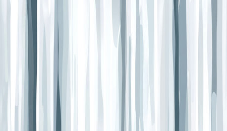 Abstract gray and white vertical stripes background. Minimalist banner design. The pattern is formed by lines of different thickness, which gives the impression that they move or become transparent in places. The background has no elements, only thin straight gray strokes on a light blue backdrop. --ar 26:15 --v 6.1 Job ID: a21cbc74-054b-44a9-a5dd-d06899e6804aの素材