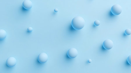 Blue bubbles of varying sizes floating on a blue background, top view, close-up, in the style of cinema4D rendering, minimalist art style, simple background, ultra-high definition resolution, high detail. --chaos 30 --ar 16:9 --v 6.1 Job ID: 6f2ad77b-ecab-4764-8754-4b3ebaced1bdの素材