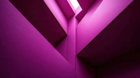 Abstract purple background with minimalistic geometric shapes, 3D rendering, simple and clean, high resolution, gradient from pink to violet, close-up of the corner of two flat rectangular paper sheets, very sharp focus, depth of field, soft shadow, smooth gradient background, solid color background, minimalist, hyper-realistic, volumetric lighting, ultra-detailed. --chaos 30 --ar 16:9 --v 6.1 Job ID: b73a3a50-462a-4201-9451-aeae3b9ed49fの素材