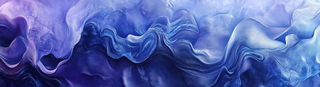 Abstract background with a blue and purple gradient, digital art, vector design, vector illustration, wavy shapes, gradients, blurred shapes, dark color palette, dark background, high resolution, high detail. --ar 37:10 --v 6.1 Job ID: 588409ec-d9e6-479e-a7bc-d7f6a6dbe68aの素材