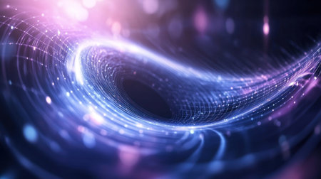 Abstract blue and purple holographic background with wavy patterns, a seamless texture of liquid metal, and glowing neon light effects. --chaos 30 --ar 16:9 --v 6.1 Job ID: 12c54cea-a633-4fce-978c-c0ee8bf89a00の素材