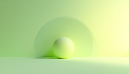 A minimalist background with a lime green gradient, featuring a large, round shape at the center. The color is bright and cheerful, creating an atmosphere of joy and happiness. This design would be suitable for various applications or designs that need to convey positivity and vibrancy. --ar 26:15 --v 6.1 Job ID: 9c7d8602-23c9-4f5c-aad7-95b9ecd25115の素材