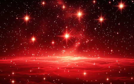 Red background, red bokeh lights, starry sky, red gradient, high-definition --ar 8:5 --v 6.1 Job ID: 858c4dd7-c79c-4e9b-be2f-271b3b953216の素材