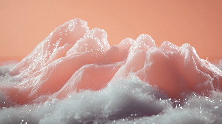 Peach background with white waves and glowing sparkles, light orange, orange-pink, and peach-fuzz colors, soft glow, dreamy. --chaos 30 --ar 16:9 --v 6.1 Job ID: 4a0733ec-17d3-44aa-bb6e-831dc419a3ccの素材