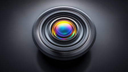 Black background, rainbow light from the edge of an illuminated soap bubble in motion, ring-shaped glass, minimalism, macro photography, soft lighting, reflection and refraction, lens blur effect, colorful, iridescent colors, dark tones, delicate texture, circular shape, high definition, high resolution. --chaos 30 --ar 16:9 --v 6.1 Job ID: 83ca3612-282e-40f8-8d43-a10f1754bf56の素材