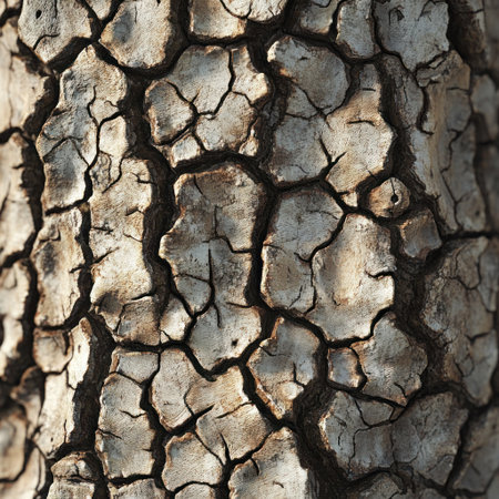 Generate an ultra-realistic texture of the skin with many small cracks, resembling bark or tree bark. The details should be highly detailed and realistic, capturing every intricate detail in high resolution. --v 6.1 Job ID: 4ae69b6b-7598-4335-b619-22bdf101dea6の素材