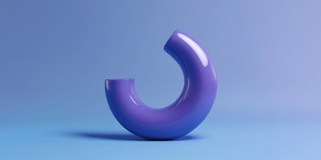 3D render, abstract background with a purple curved shape on a blue gradient background. Modern, minimal wallpaper design template. Simple, modern gradient banner for a presentation mockup, branding concept. 40K resolution, high resolution, sharp focus, depth of field. --ar 2:1 --v 6.1 Job ID: 32b6a4f6-f527-4a8e-b83a-210f9355e648の素材