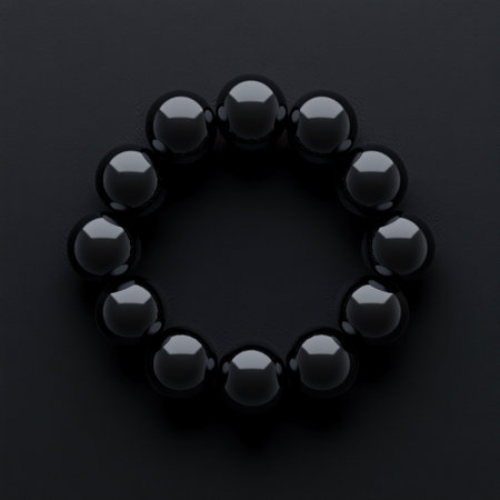 Black spheres arranged in an octagonal shape on a black background, minimalistic design, 3D rendering, simple and clean, no shadow, high resolution, high detail, high-quality textures, high sharpness, high definition. --v 6.1 Job ID: 629a33a0-2be8-4700-9eb1-dd39633337baの素材