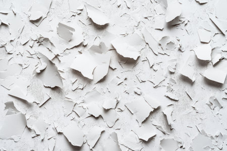 White background with small flecks of gray paper, top view. White textured paper for design and decoration. Paper texture. Flat lay. --ar 3:2 --v 6.1 Job ID: 0d3fe6a0-c9d9-4786-aebb-d27d978e9ed6の素材