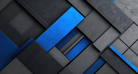 3D render, abstract background with blue and gray lines and blocks --ar 28:15 --v 6.1 Job ID: 0061d52a-533a-47a4-a9b4-e4cc5ef60ccaの素材