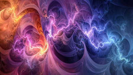 3D render, abstract background with colorful swirls and curves in purple, blue, pink, and orange. --ar 53:30 --v 6.1 Job ID: e38b7d89-1b68-41f7-8c8c-d5cee5e11ffaの素材