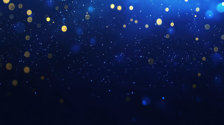 A blue background with fireworks on the right side, creating an atmosphere of celebration and joy for New Year's Eve or other festive events. The dark sky is adorned by golden bokeh lights, adding to its vibrant ambiance. This banner design makes it ideal as a web site header, offering space for text in various sizes. It also creates room for event information or promotional content, making it suitable for advertising and social media promotion., ultra-realistic photograph captured, high-resolution 20 megapixel, sony alpha A7 III camera, intricate details --chaos 30 --ar 16:9 --v 6.1 Job ID: cd1ed299-01d7-486f-abfa-405d50ae5b0dの素材