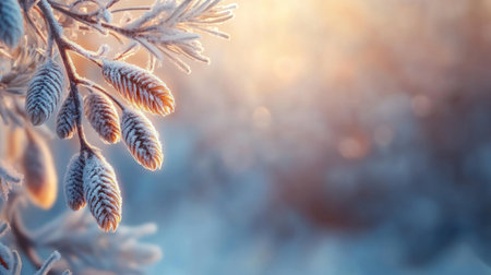 A beautiful Easter banner with willow catkins hanging down, bathed in sunlight. The background is blurred and pastel-colored. --chaos 30 --ar 16:9 --v 6.1 Job ID: c328aaad-223f-4d2c-b875-cc8c459cbbddの素材